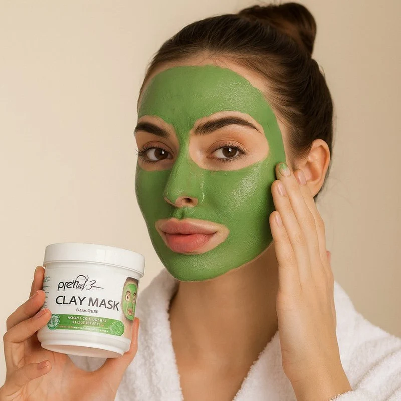 Clay Mask With Green Clay Extract | Deep Cleansing UAE - Image 4
